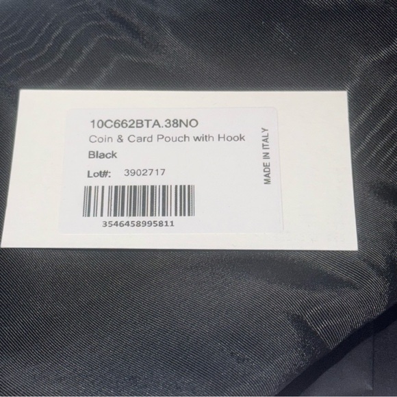 NWT Celine Black and Brown Coin and Card Pouch With Keyring - Picture 7 of 8